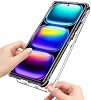Funda Compatible con Infinix Hot 50 Pro+ 4G, Protección contra Caídas y Absorción de Impactos 3 en 1, Transparente 6