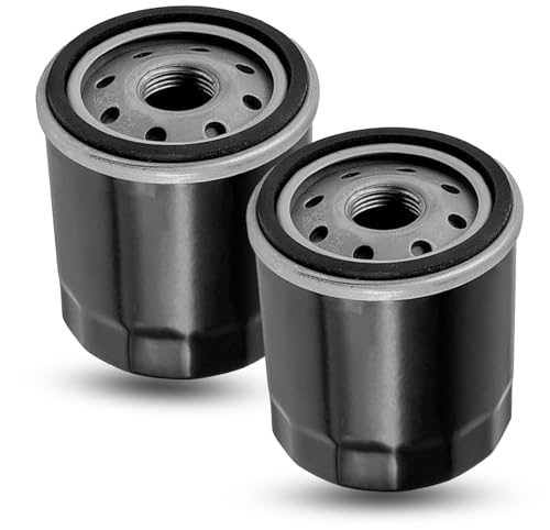 YIBOCO AM107423 AM116304 Oil Filter Replacement for John Deere 170 180 185 240 265 GX255 GX325, Kawasaki 16097-1069 49065-2060 49065-2068 Tecumseh 36262 36563 36961 (2 Pack)