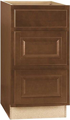 Continental Cabinets CBKDB24-COG Rsi Home Products Hamilton Drawer Base Cabinet, Fully Assembled, Raised Panel, Cafe, 24" x 34-1/2" x 24"