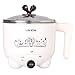 1L Liven Electric Hot Pot with SUS 304 Inner Pot, Cook Noodles and Boil Water Eggs Easy,Small Electric Cooker 600W 120V HG-X1007