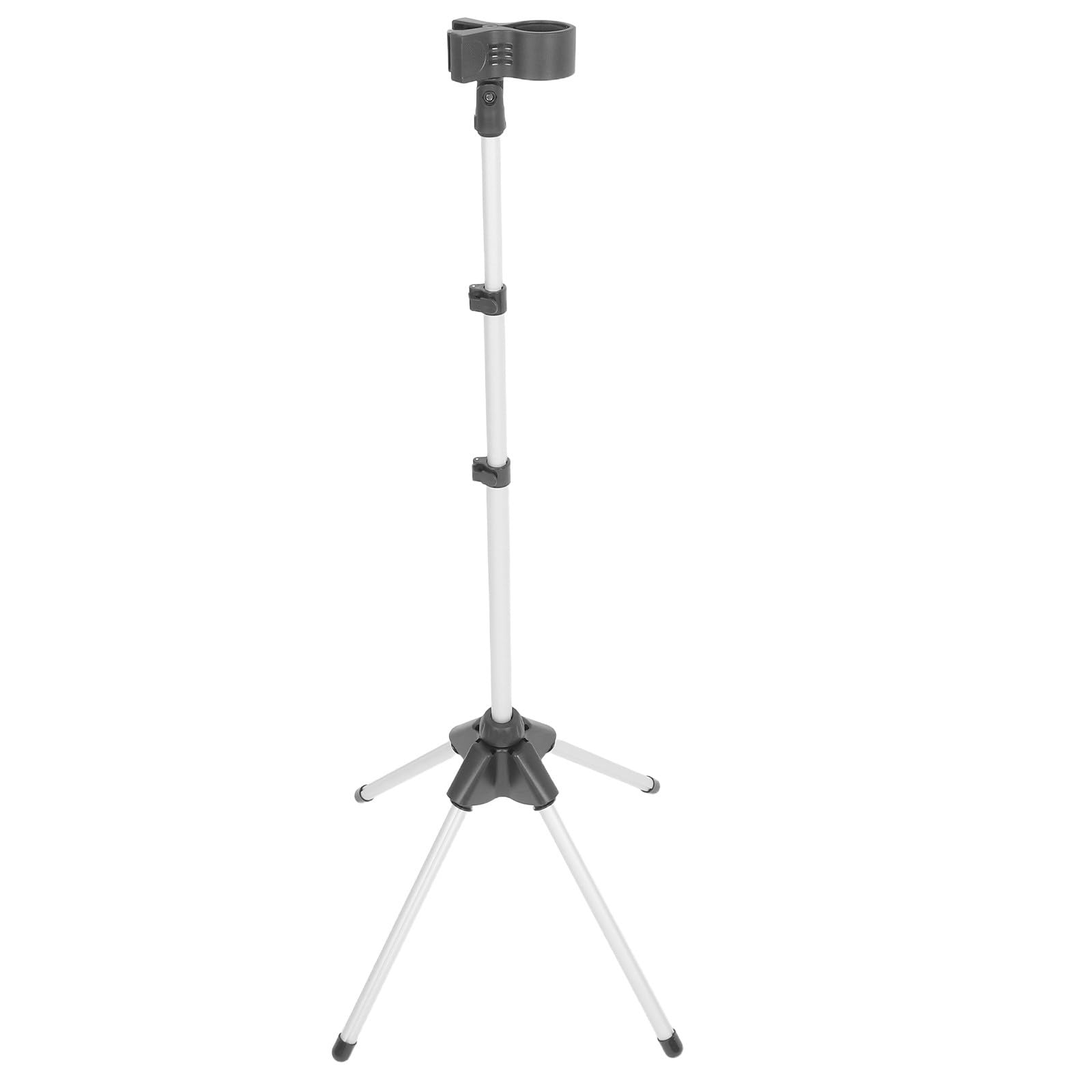 Support sèche-cheveux réglable et pliable base stable en alliage aluminium ergonomique