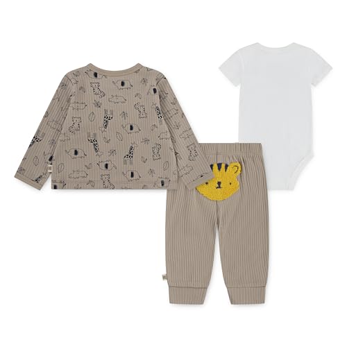 Image of HUGGIES Baby Bodysuit, Sweater and Pants 3-piece Outfit Set