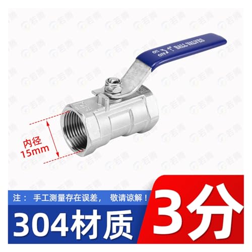 Vanne à bille en inox 304 pour robinet d'eau durable - 3