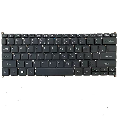 Clavier Acer Aspire A514-52 de rechange QWERTY US noir pour PC portable