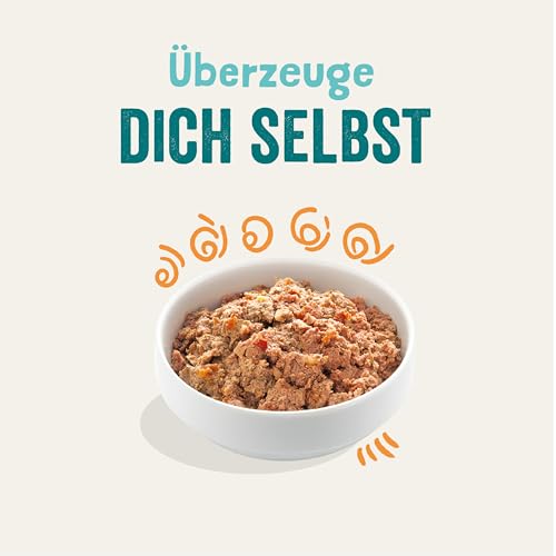 Edgard & Cooper Nassfutter für Hunde, (Huhn & Truthahn, 150g x 11), Getreidefrei, natürliche Zutaten und frisches Fleisch, voller essentieller Aminosäuren