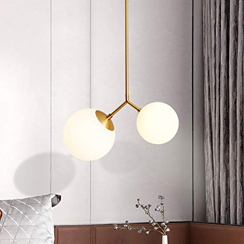Éclairage E27 double tête design pour harmoniser une pièce sombre - 4