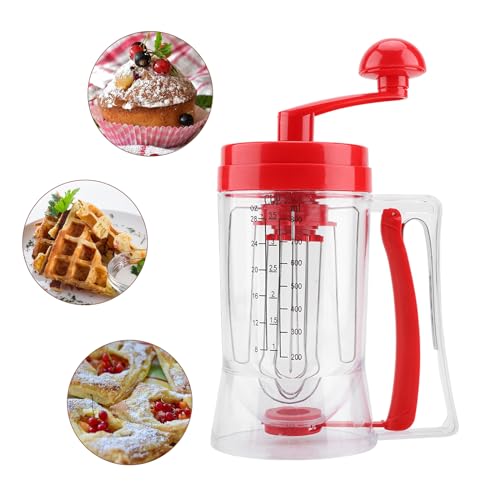Miniatura 5 de Dispensador De Masa Manual De Mano Pancake Cupcake Batter Mezclador Dispensador Licuadora Máquina Máquina Para Hornear Herramientas De Cocina Para Pasteles Waffles