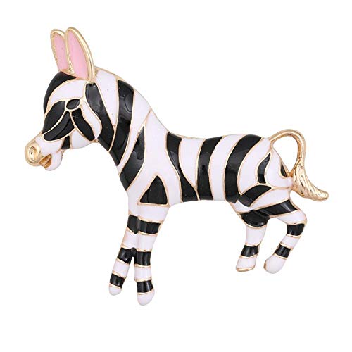 Accesorios de Broche de Temperamento de Cebra Animal Modelos Femeninos