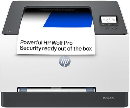 HP LaserJet Pro 3202dw Laser Printer | Colour | Printer for Small Medium Business | Wireless | 2-Sided Printing | Print from phone or tablet | Front USB port | TerraJet Cartridge