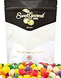 SweetGourmet Spice Drops Candy, Old-Fashioned Gumdrops, 6 Flavors Jelly Candy, 1 Pound
