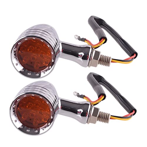 Clignotants moto LED ambre 12V pour remplacer des indicateurs défectueux ou vieillissants