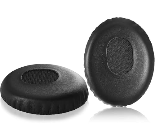 Professional Replacement Earpads Compatible with Bose QuietComfort QC 3 and OE1 On-Ear Headphones, Soft Protein Leather Cushions, High-Density Noise Isolation Foam, Black, Genuine OEM Quality by Generic - Used condition - US$11.86