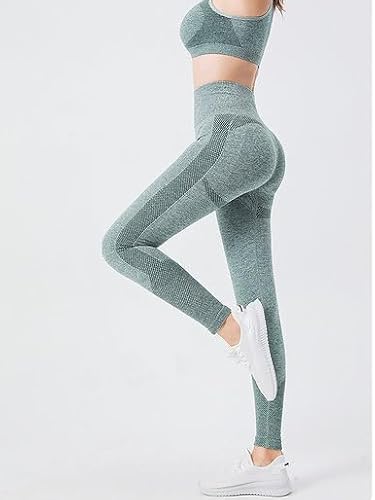 2 pecas Conjunto Academia Fitness Feminino Calça Legging levanta Bumbum+ Top
