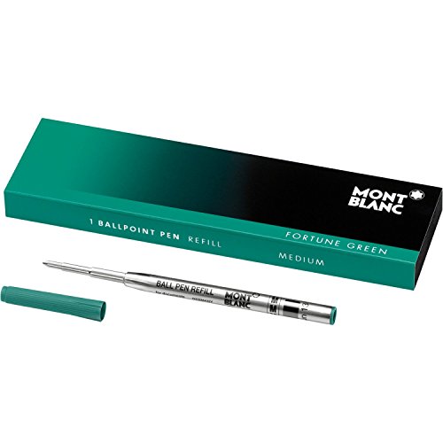 Mont Blanc Ballpoint Refill, 1X1, Fortune Green, Medium (105153)