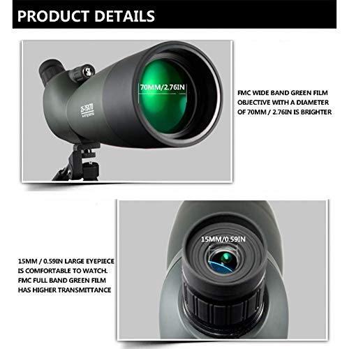 Telescopio refractor portátil de 70mm para astronomía miniatura 5