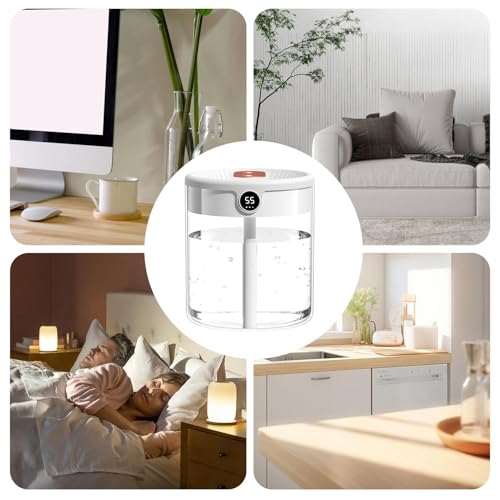 Humidificateur double pulvérisation contre l'air sec de la maison