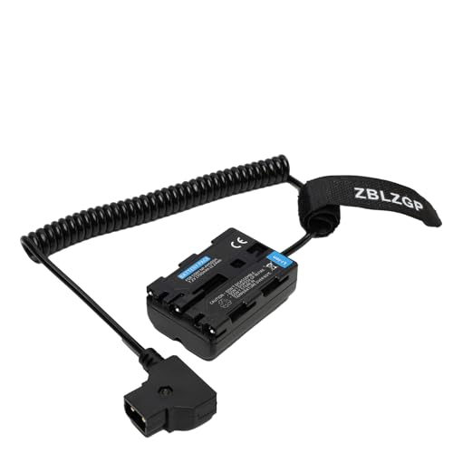 Adaptador DTAP a NP-FM500H cable batería simulada Sony A77 A99
