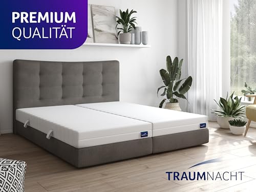 Traumnacht Basic 2 in 1 Duo - orthopädische 7- Zonen Kaltschaummatratze, Härtegrad 2 und 3,...