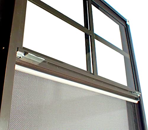 Shed Windows 14" W X 21" H - Flush Mount W/Safety Glass - Playhouse Windows (Brown) #TOP2