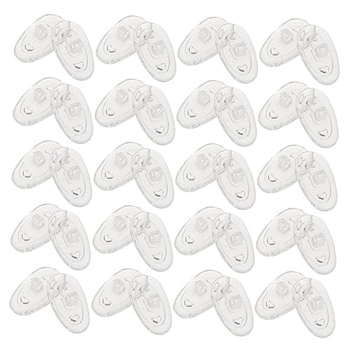 Plaquettes nasales en silicone pour le sport et le travail, coussinets de lunettes stables