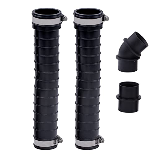 Fernco Qwikflex 24-In. Flexible Pipe Connector Kit For Offset Or Hard To Reach 1-1/2-In. Sch40 Pvc Dwv Connections #TOP1