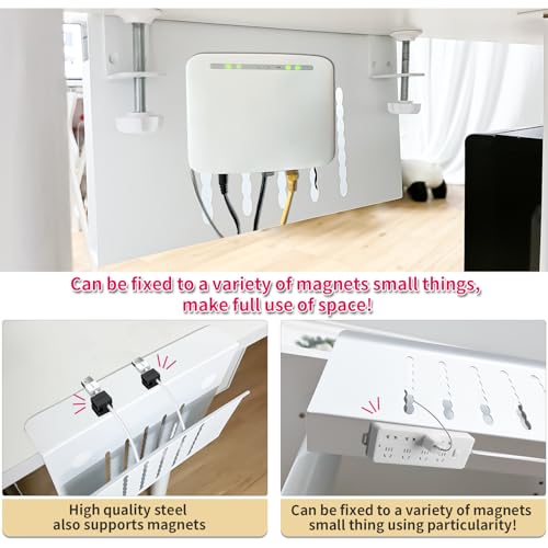 Rangement sous le bureau sans perçage pour libérer votre table - 6