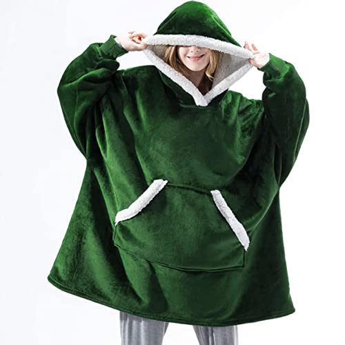 Mantas con Capucha Unisex Cálidas, Largas, Bata Manta Oversized Cómoda Sudadera con Capucha, Bata Manta Polar Sofa, Manta de Forro Polar de Gran Tamaño para Adulto,Hombre Invierno,Hoodie Blanket,#12