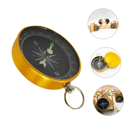Set de 4 brújulas metálicas portátiles Toyvian para camping miniatura 7