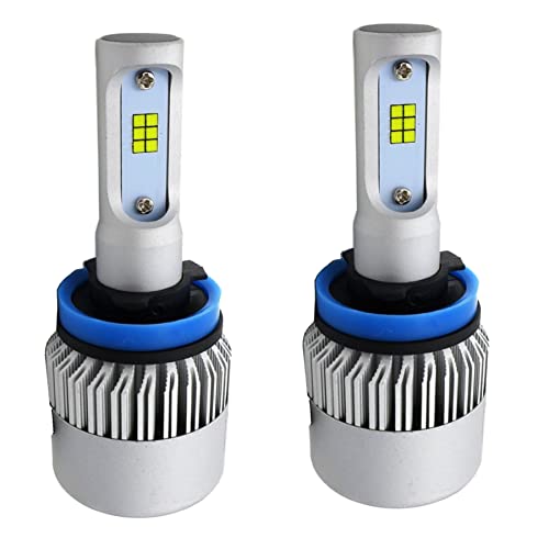 Alla Lighting CSP Vision H8 H9 H11 LED High, Low Beam Conversion Kits Headlights Bulbs, Fog Lights, 6000K~6500K Xenon White 8000lm Xtreme Super Bright Replacement Upgrade Alla Lighting CSP Vision H8 H9 H11 LED High, Low Beam Conversion Kits Headlights Bulbs, Fog Lights, 6000K~6500K Xenon White 8000lm Xtreme Super Bright Replacement Upgrade
