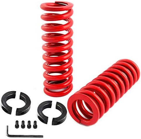 LEAPGOMAX Yamaha Golf Cart Springs fit Yamaha G14, G16, G19, G20, G22, G29 Golf Cart Heavy Duty Rear Springs(Red)