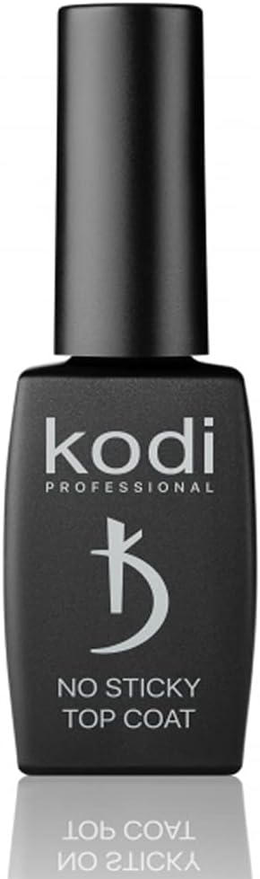 Rubber Top Gel Coat | No Sticky Top | Kodi Professional | Original | Finish without sticky layer | High Gloss Finish | Soak Off | For Long Lasting Nails Layer (12 ml | 0.42 oz |)