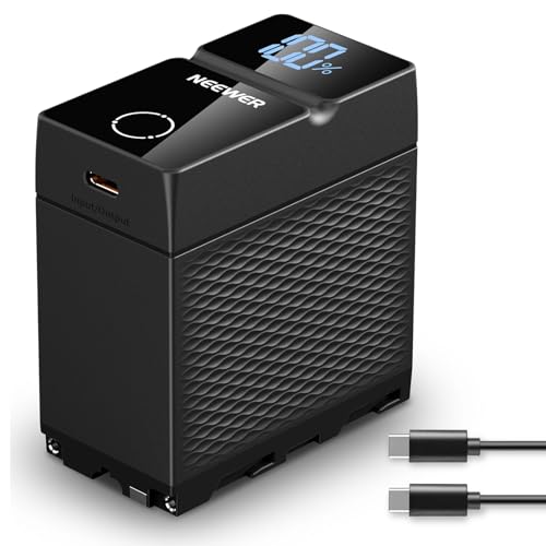 Batterie NP-F970 NEEWER anti panne de courant de 10500mAh charge PD 45W pour de longs tournages