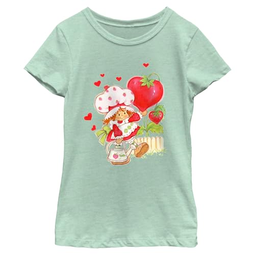 Fifth Sun Girl's Strawberry Shortcake Berries and Hearts T-Shirt