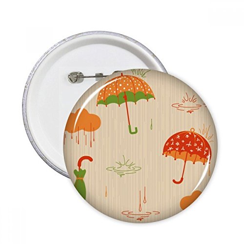 Cadeau nuage parapluie Météo grand badge bouton original à offrir pour les fêtes