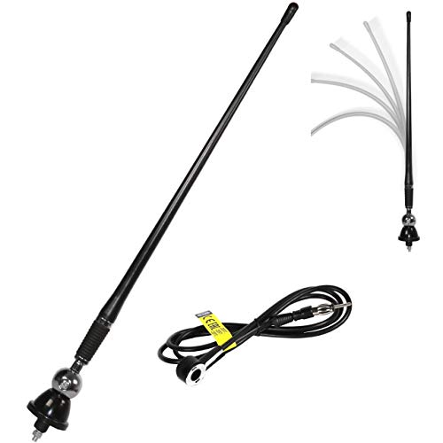 Alca Germany Universal 12V Car Radio Aerial Rubber Antenna Flexible Roof Mast 533000