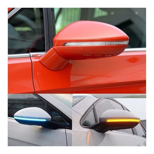 Intermitentes dinámicos para Golf MK7 luz LED de espejo retrovisor 6