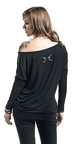 Metallica Spiked Logo Donna Maglia Maniche Lunghe