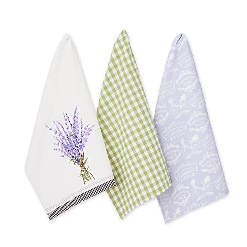 DII Cotton Kitchen Towel Set Lightweight & Fast-Drying Dish Towel...