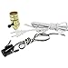 Nite-Lite Make-a-Lamp Repair DIY Kit with White Cord, Yellow Black