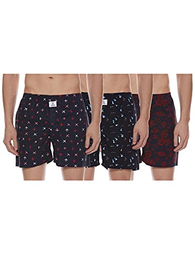 Image of Longies Men's Cotton Boxer Shorts (Pack of 1)