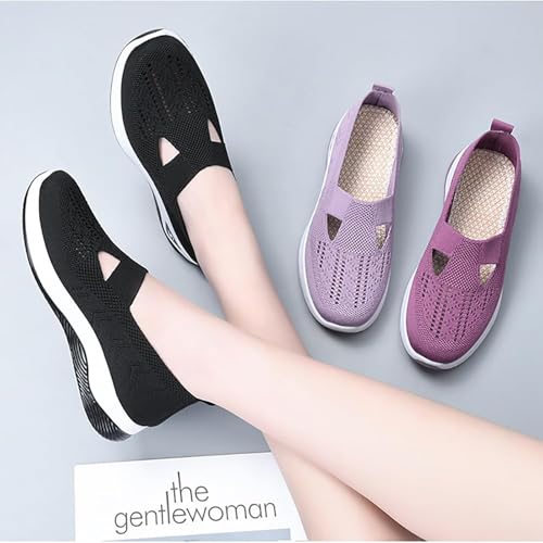 for Inspire Uplift Shoes for Women, Non-Slip Soft Sole Elderly Casual Orthopedic Walking Flats for Middle-Aged and Seniors2