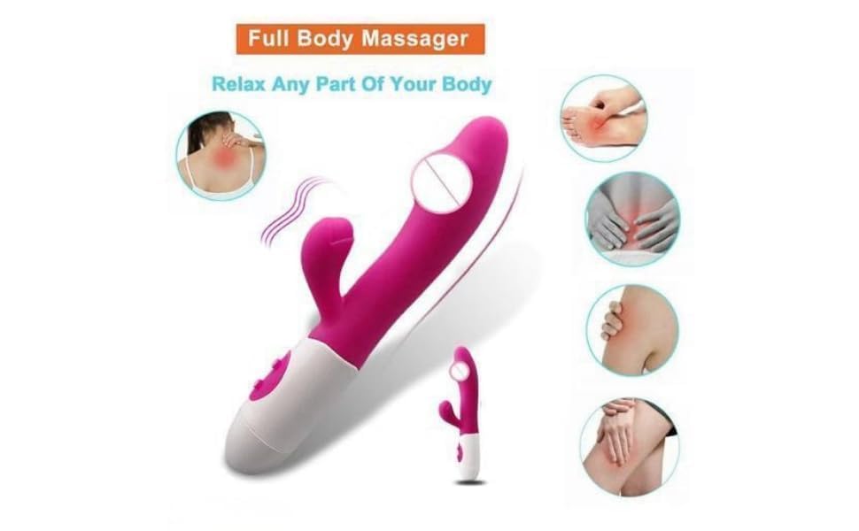 Image of RelaxPro Full Body MassagerHigh-Performance Massager - Body Electric Massager for Pain Relief, Personal Body Massager, Stress Relaxation Waterproof, Flexible, Medical Grade Silicone Adjustable Settings & Quiet Motor RelaxPro Full Body Massager - Deep Tissue Massage for Pain Relief & Stress Reduction - Adjustable Intensity & Heated Therapy