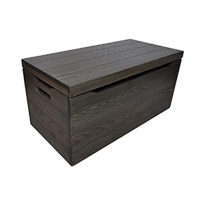 36” Wooden Storage Chest – Handmade Amish Hope Chest – Storage Trunk w/Anti-Slam Hinges – Solid Wooden Chest w/Handles – Clothing, Keepsake & Blanket Chest (Oak Wood, Antique Slate Stain, 36”)… 36 Wooden Storage Chest–Handmade Amish Hope Chest–Storage Trunk wAnti Slam Hinges–Solid Wooden Chest wHandles–Clothing Keepsake Blanket Chest Oak Wood Antique Slate Stain 36