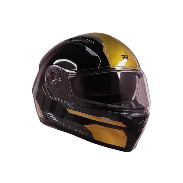 Royal Enfield Lightwing Ride More 1901 Full Face Helmet (Size: XL)-HEA240025-BLACK