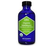 Zongle USDA Certified Organic Melaleuca (Tea Tree) Essential Oil, Australian, Safe To Ingest, Melaleuca Alternifolia, 1 OZ