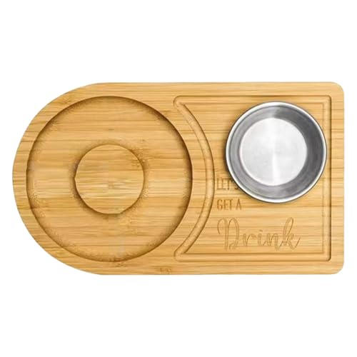 Margarita Rimmer Kit applicateur de Sucre salé pour Cocktail de qualité supérieure - Plateau à jus de Citron Vert réutilisable - Design empilable -