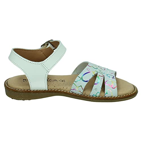 Sandales coeurs fille blanche taille 25 chaussure été enfant - 3
