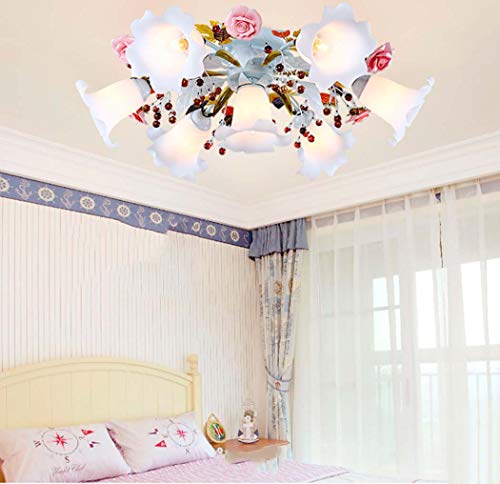 Platounier floral pastoral romantique pour illuminer votre chambre à coucher