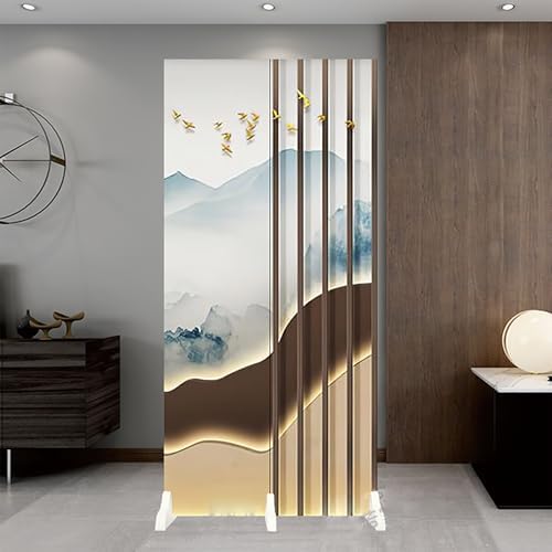 Detive Freestanding Room Divider - Partit Wall Privacy Panel for Office & Home, Folding Screen for Space Separation, Ideal for Patio Privacy and Creative Workspaces