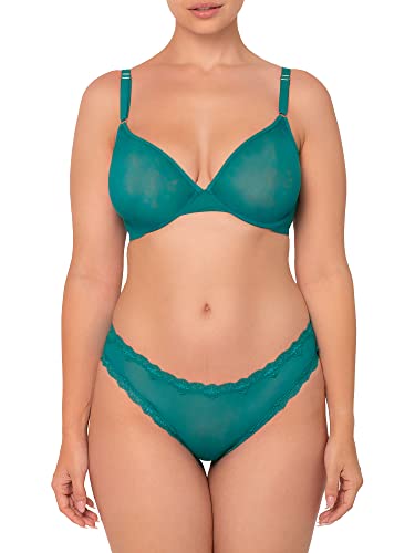 Image of Smart & Sexy Women's Sheer Mesh Demi Underwire Bra - See Through Bras